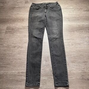 Universal Thread Jeans Womens 8 Gray Denim Skinny Cotton Casual Adult 28x33